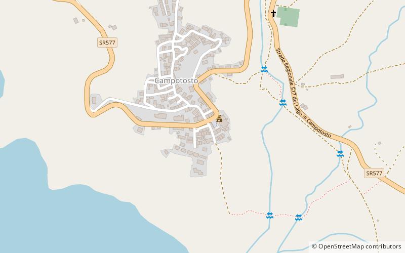 Campotosto location map