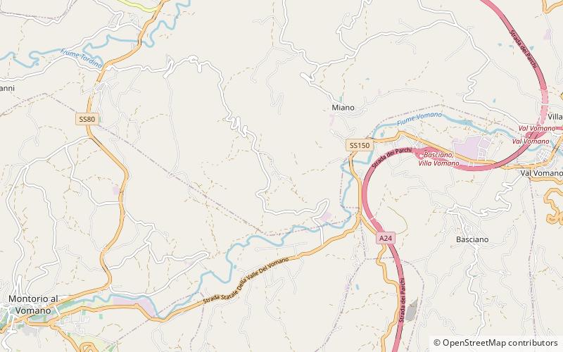 Rapino location map