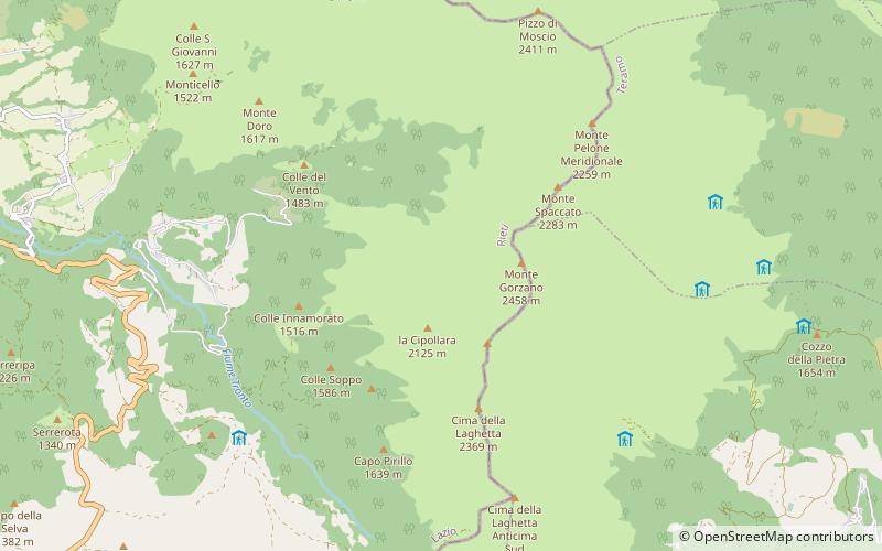 Monts de la Laga location map