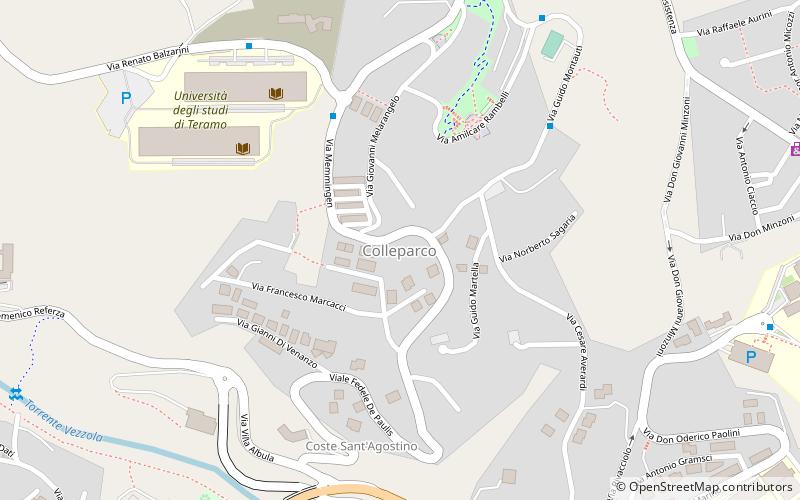 Colleparco location map