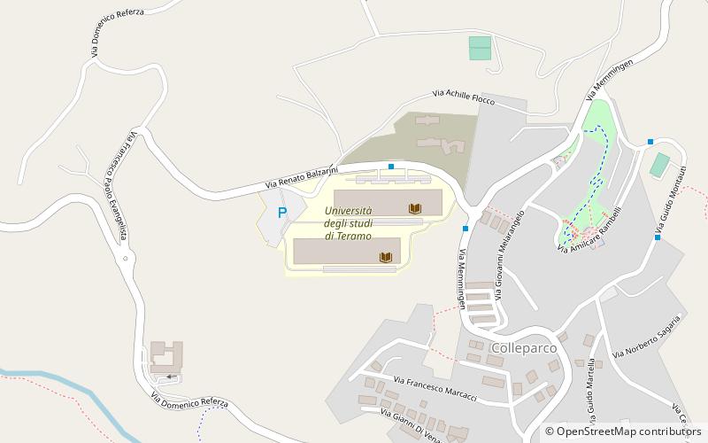 Universidad de Téramo location map