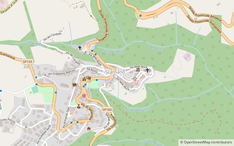 Scansano location map