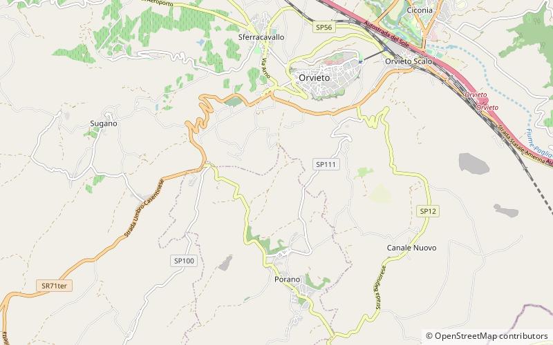 Tombe Golini location map