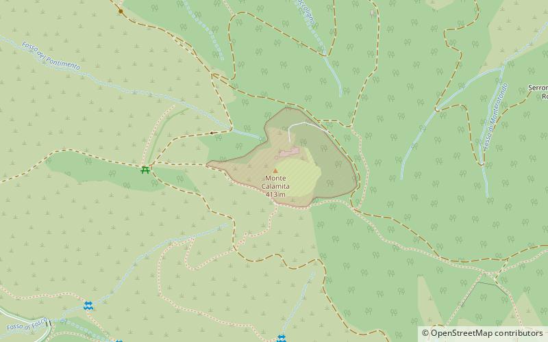 Monte Calamita location map