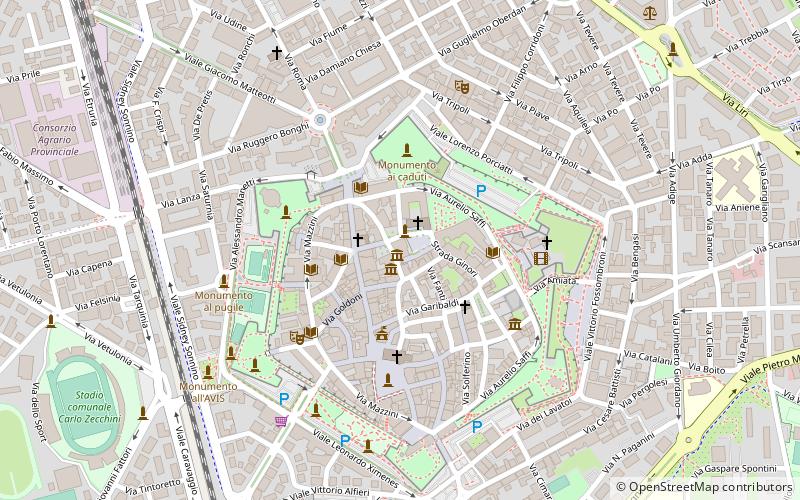 Convento delle Clarisse location map
