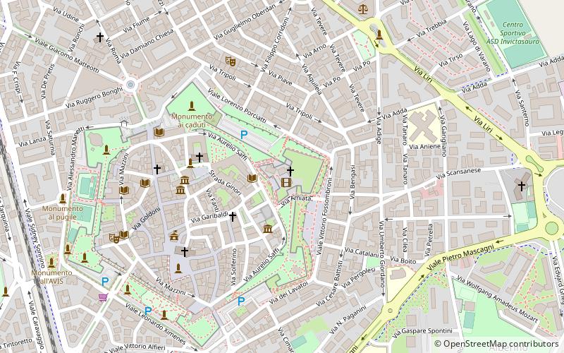 Pozzo della Fortezza location map