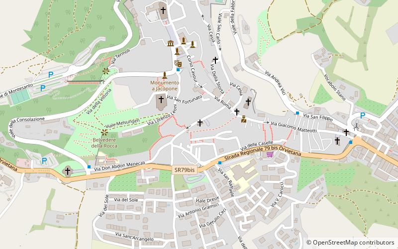 Santa Maria in Camuccia location map