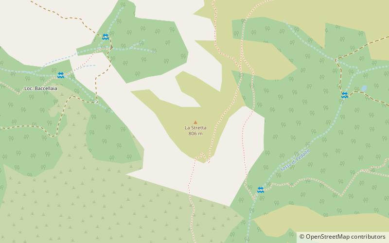La Stretta location map