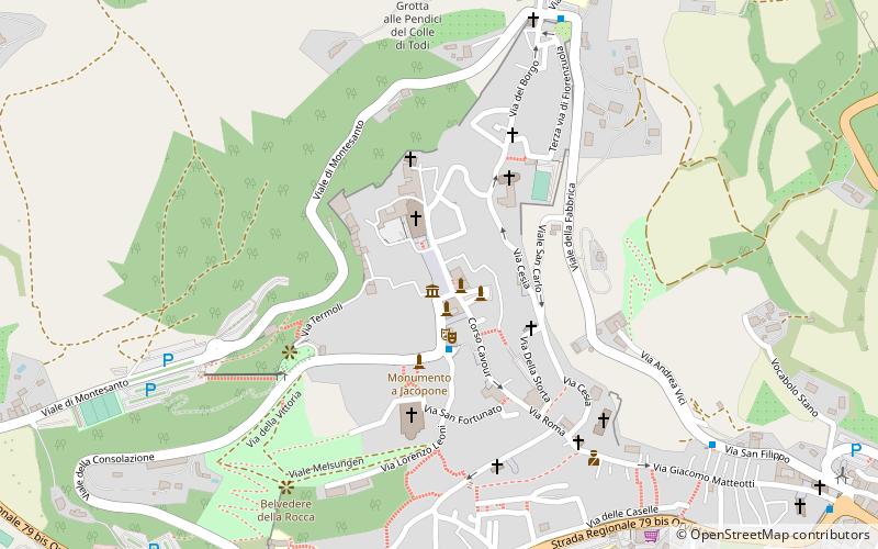 Piazza del Popolo location map