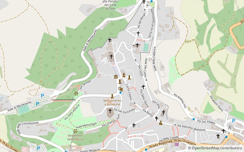 Museo municipal de Todi location map