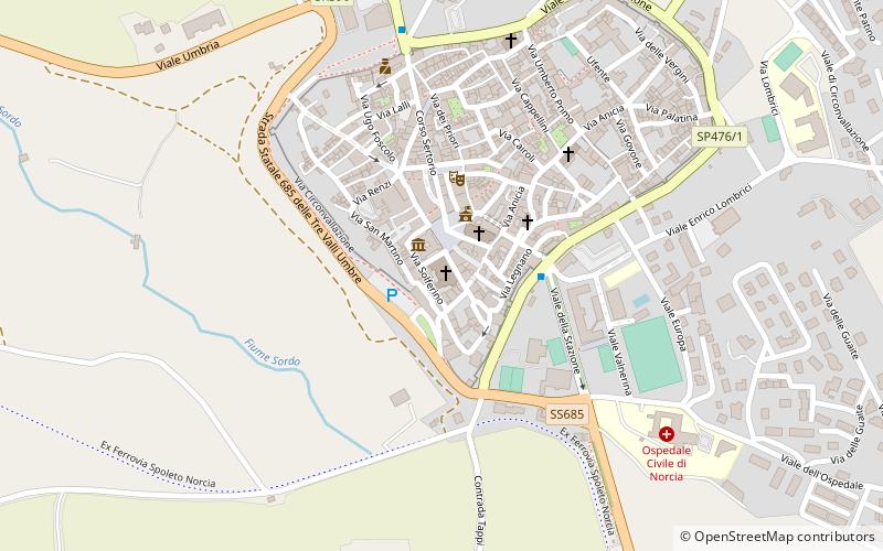 Santa Maria Argentea location map