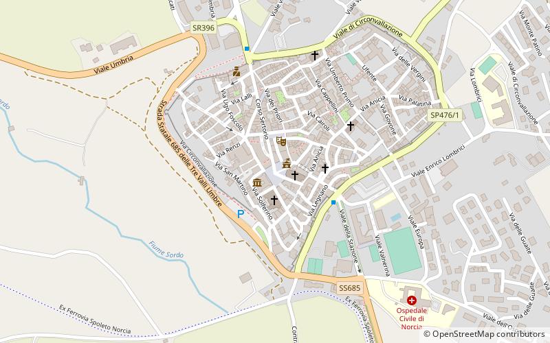 Kloster San Benedetto location map