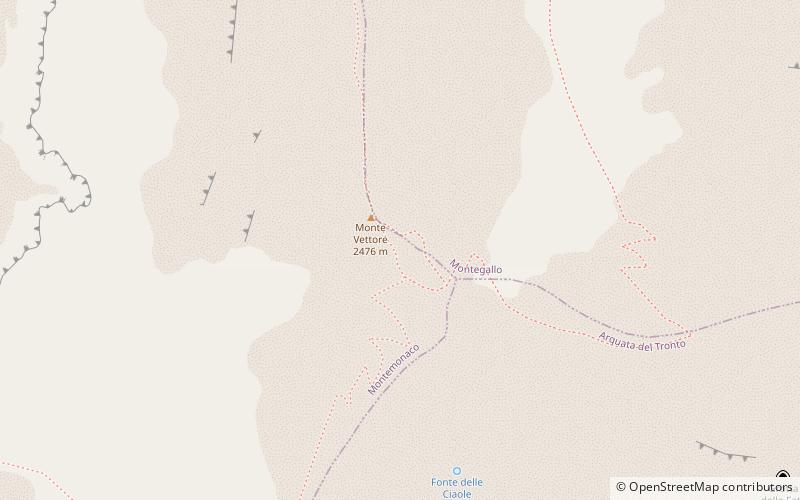 Montes Sibilinos location map