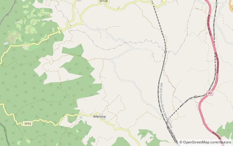 Allerona location map