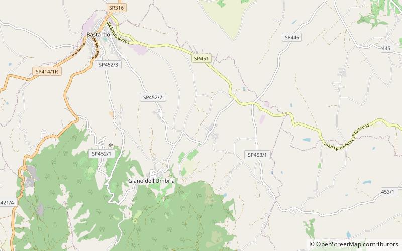 Giano dell’Umbria location map