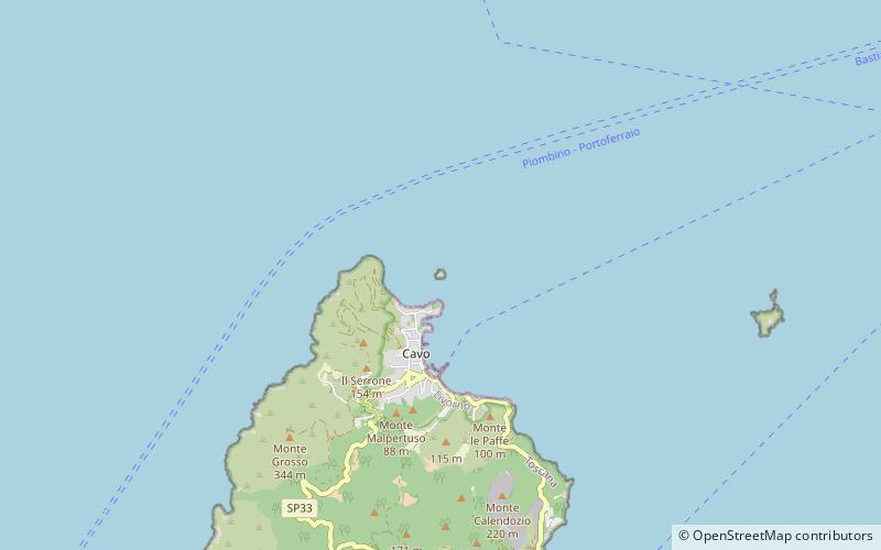 Isola dei Topi location map