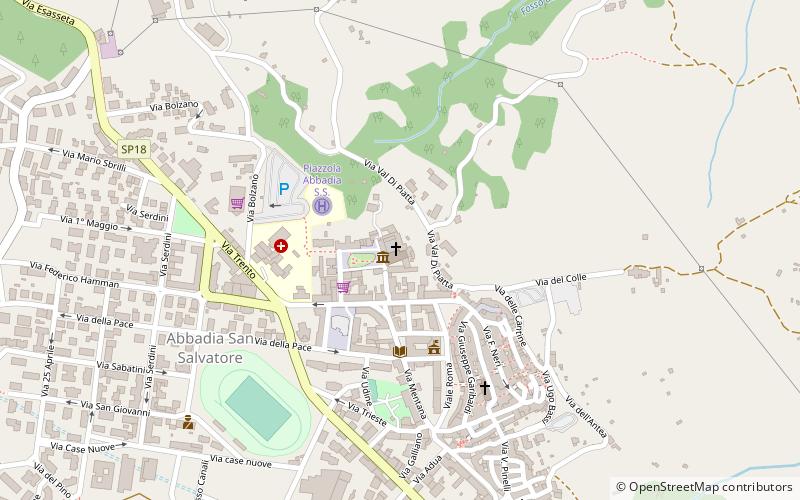 Abbaye San Salvatore location map