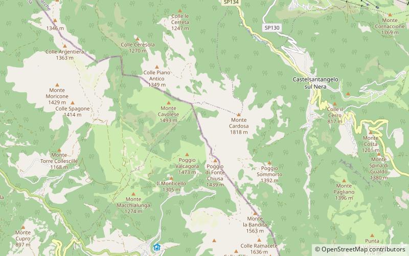 Monte Cardosa location map