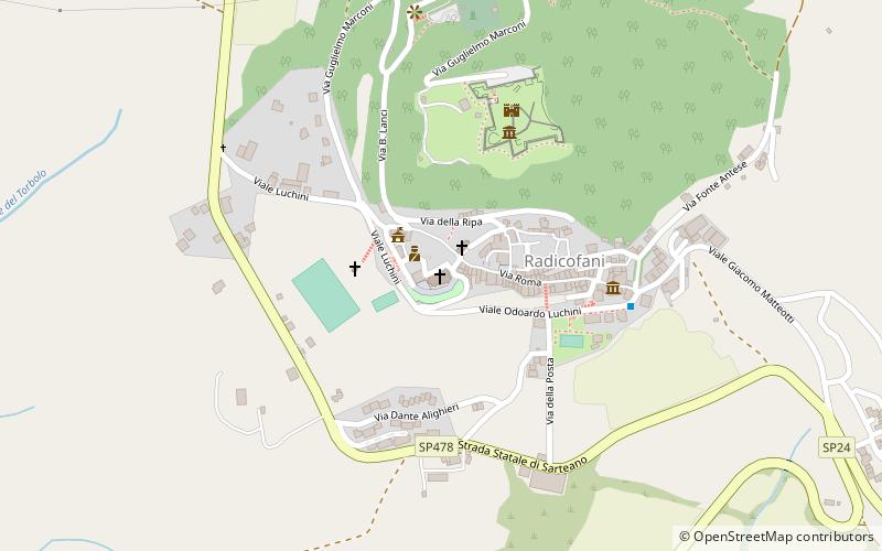 San Pietro Church location map