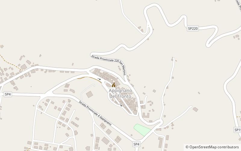 Appignano del Tronto location map