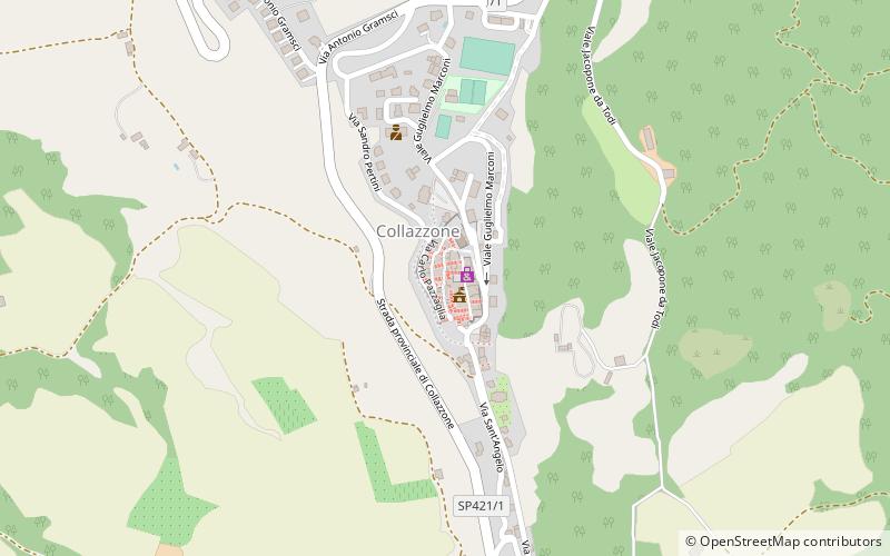 Collazzone location map