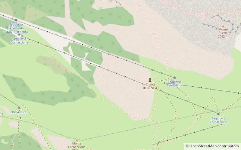 Monte Cornaccione location map