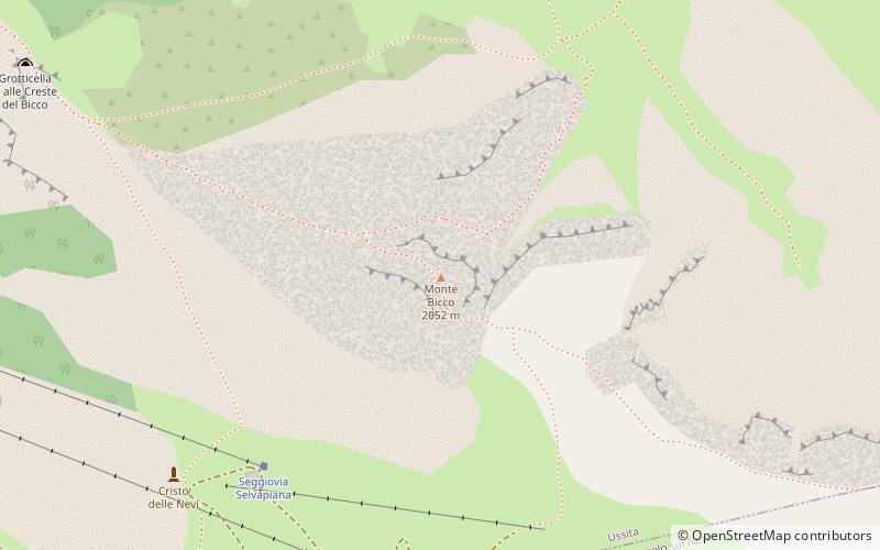 Monte Bicco location map