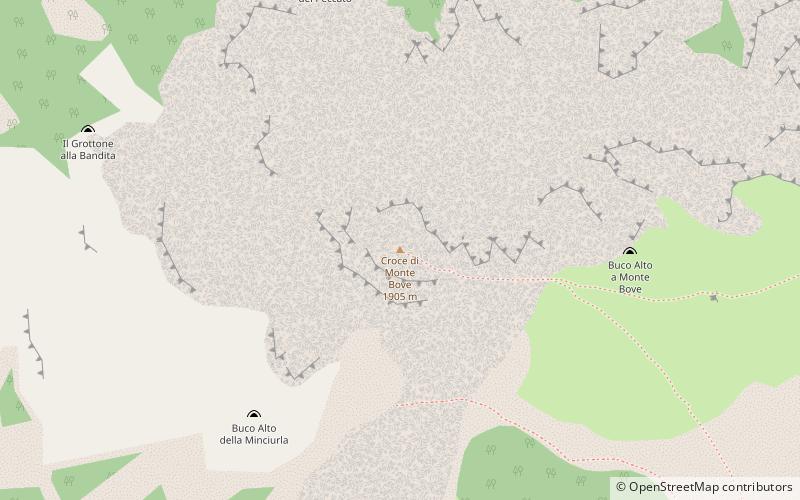 Croce di Monte Bove location map
