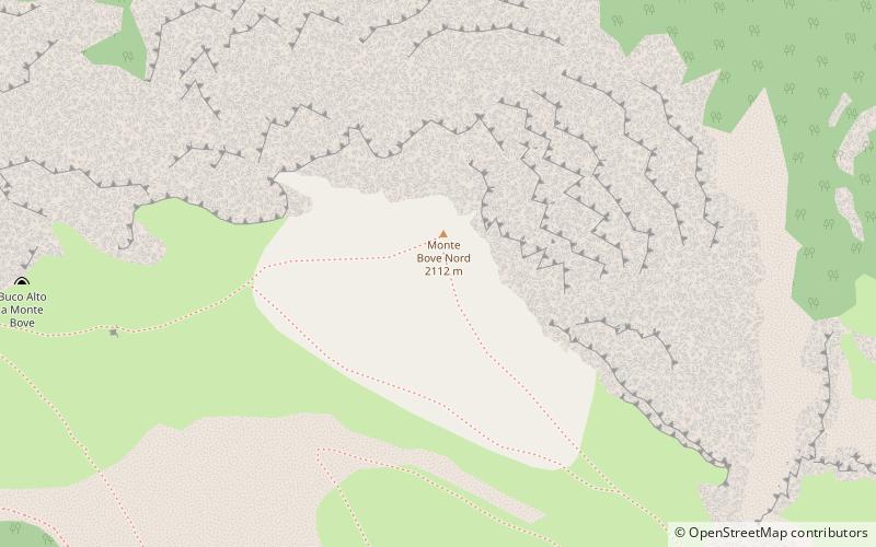 Monte Bove location map