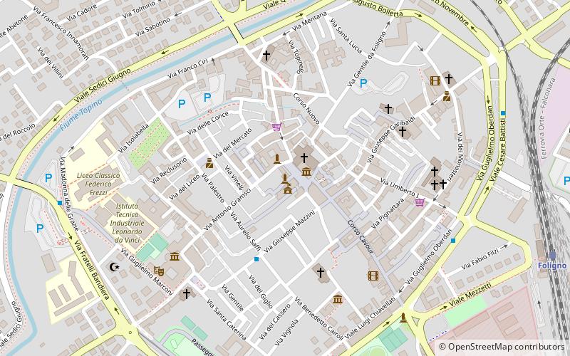 Palazzo Orfini location map