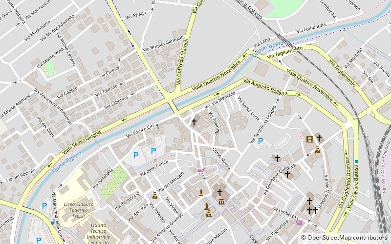 San Giacomo location map