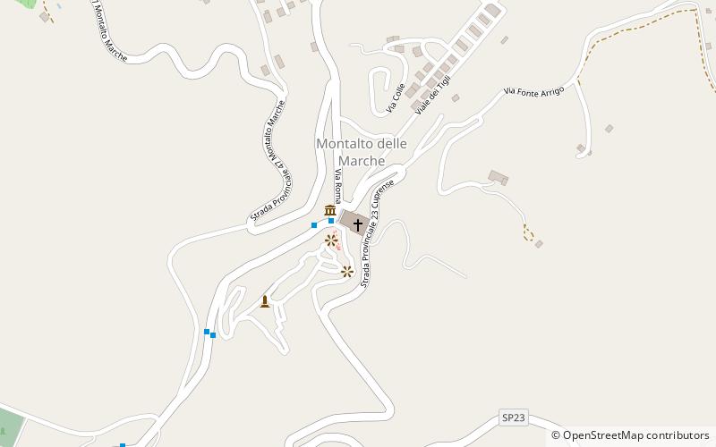 Montalto Cathedral location map