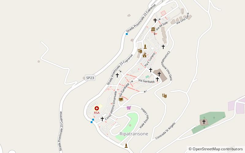 santi gregorio magno e margherita ripatransone location map
