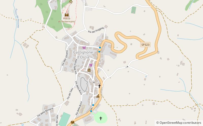 Santa Maria Maddalena, Castiglione d'Orcia location map