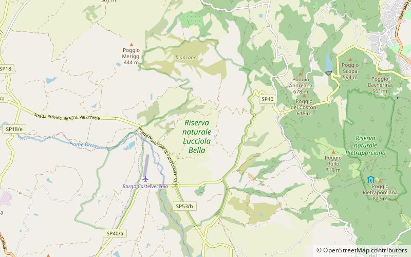 Riserva naturale Lucciola Bella location map