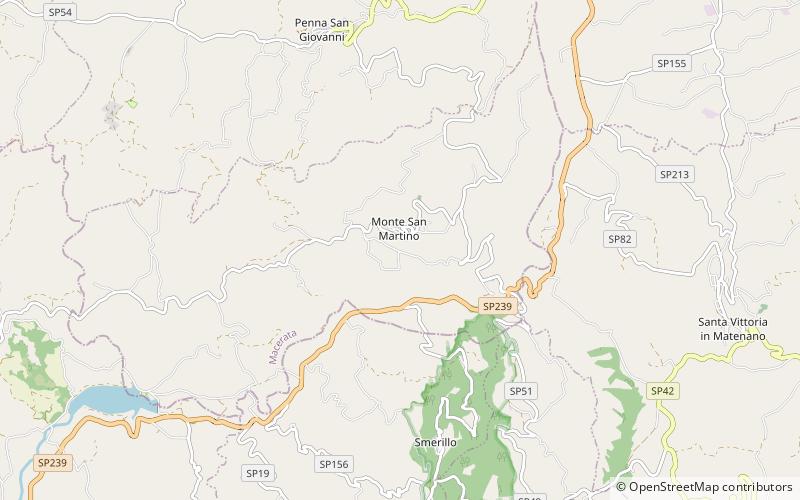 Monte San Martino location map