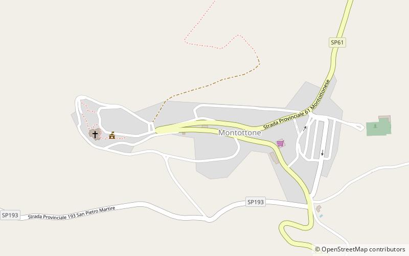 Montottone location map