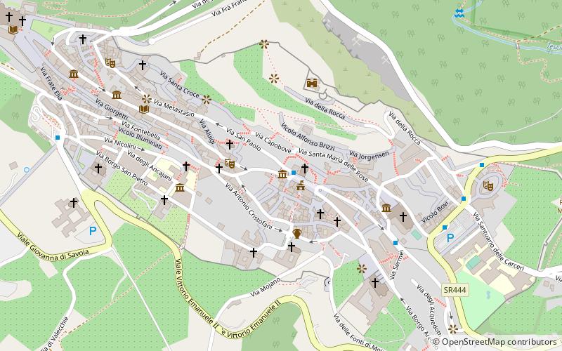 Ingresso Foro romano location map