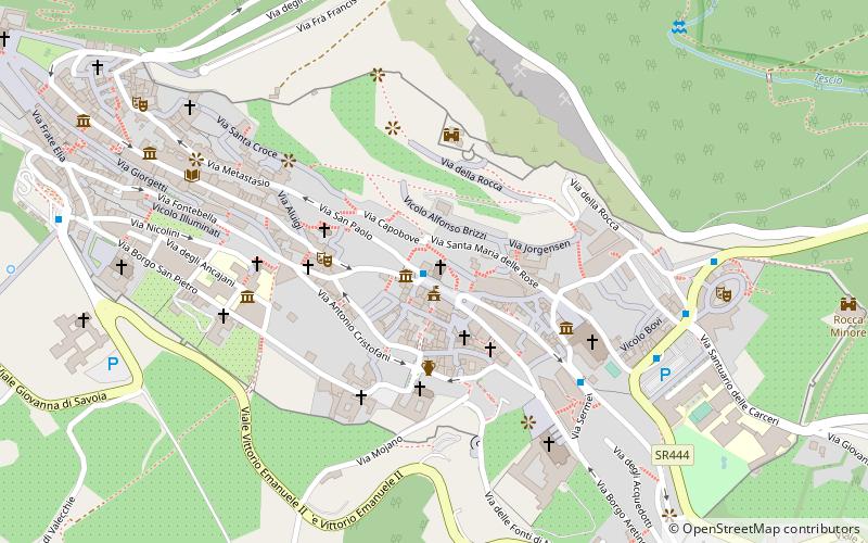 Temple de Minerve location map