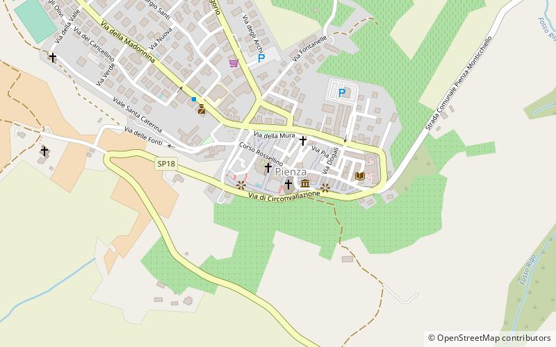 Palazzo Piccolomini location map