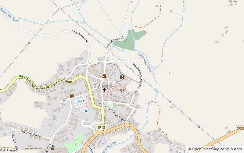 Rocca Aldobrandesca location map