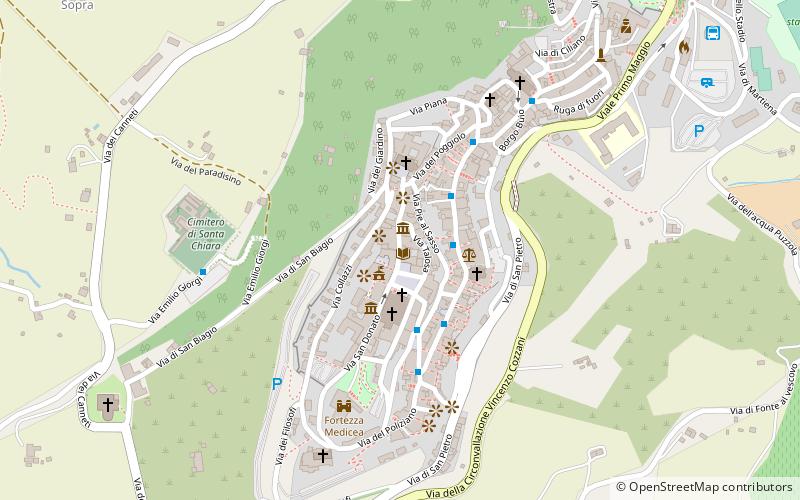 biblioteca comunale archivio storico piero calamandrei montepulciano location map