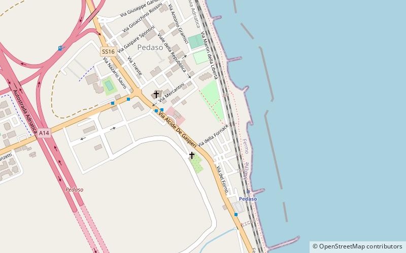 pedaso location map