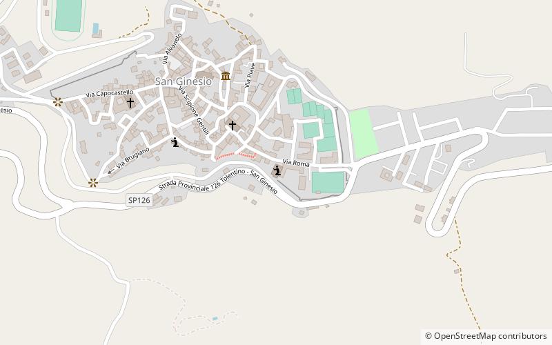 Santa Maria in Vepretis location map
