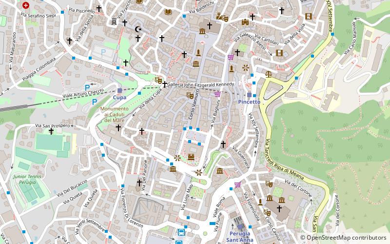 palazzo donini perouse location map