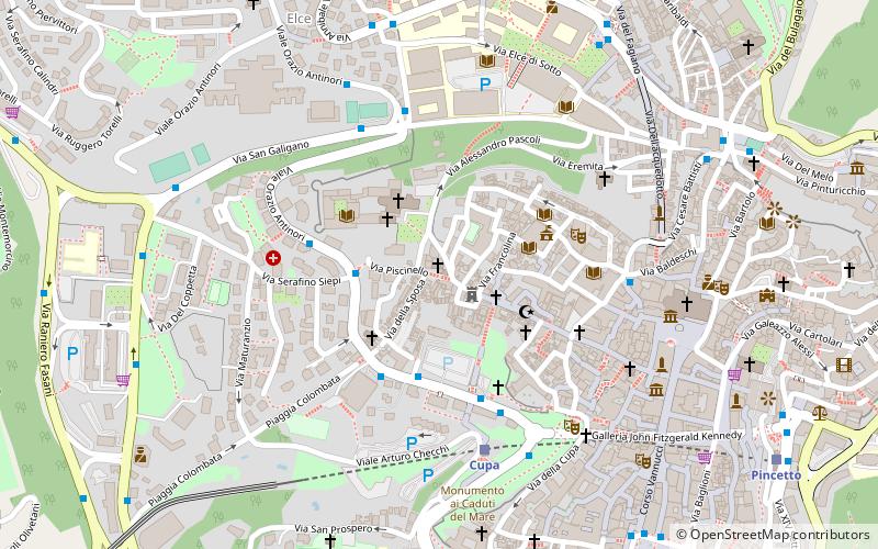 Porta Trasimena location map