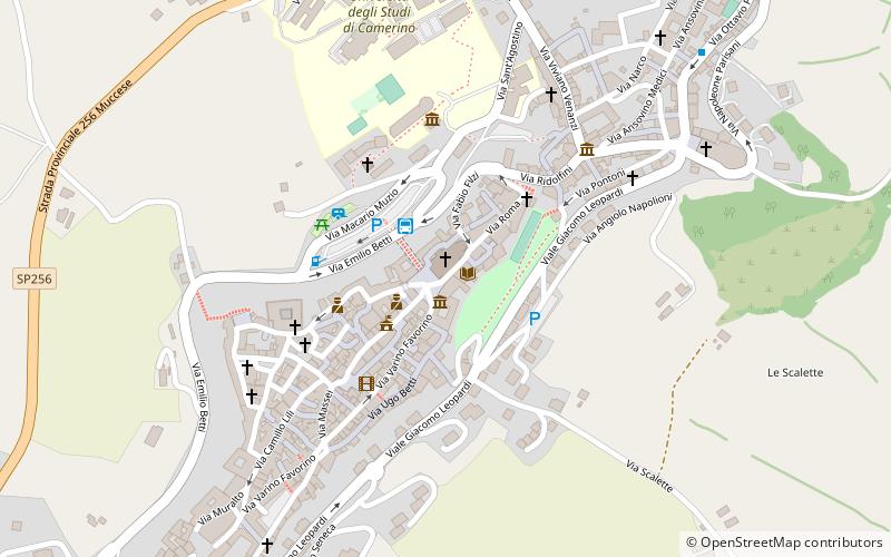 Universität Camerino location map