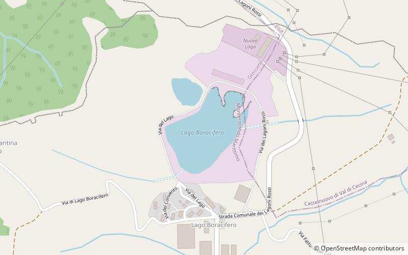 Boracifero Lake location map