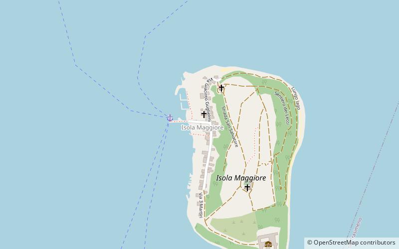 Isola Maggiore location map
