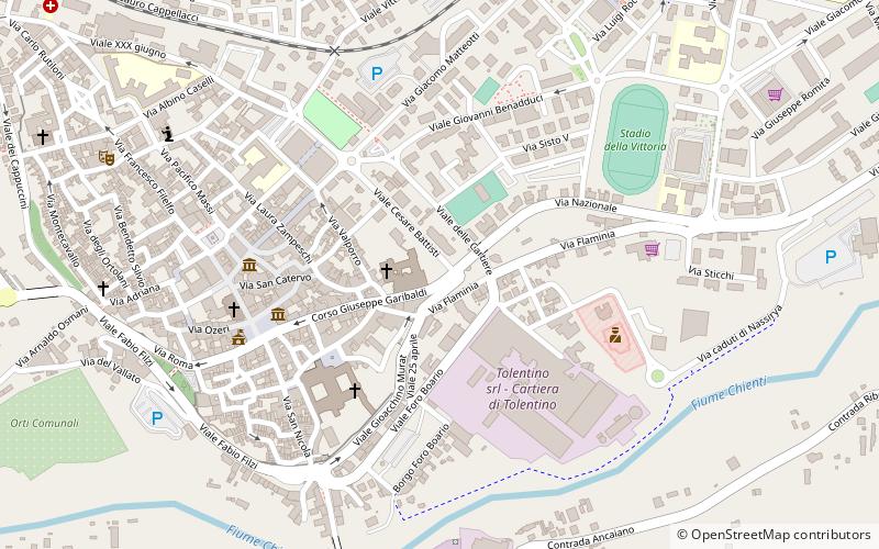 Cathédrale de Tolentino location map